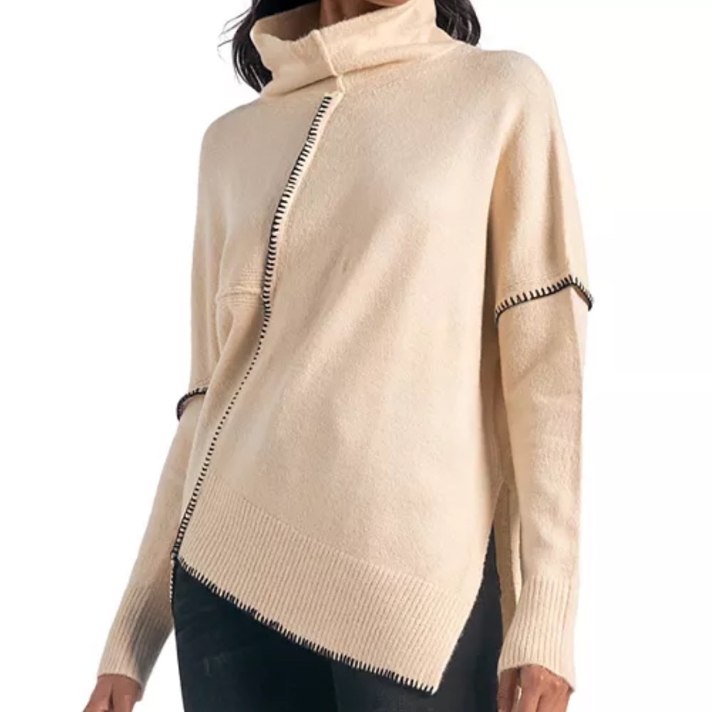 Elan
Asymmetric Turtleneck Sweater